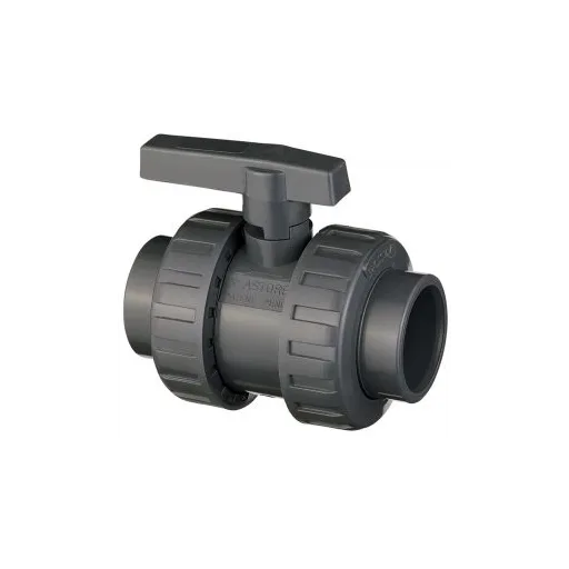 VALVOLA A SFERA FILETTATA PVC-U ø3" GAS F TENUTE PE/EPDM 0300993 1