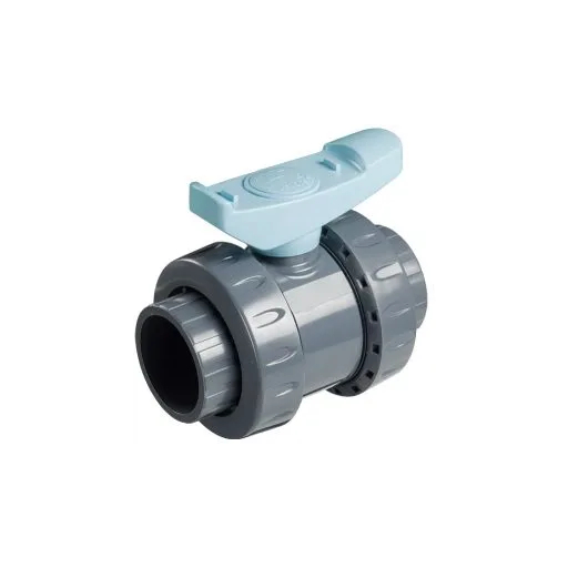 VALVOLA A SFERA FILETTATA PVC-U ø3/8" GAS F TENUTE PE/EPDM 0300998 1