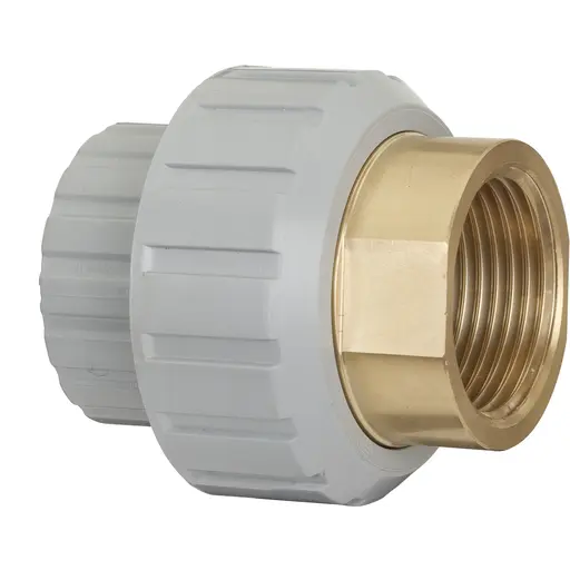 BOCCHETTONE DI PASSAGGIO PVC-C/OTTONE ø032x1" GAS F/F 0402739 1