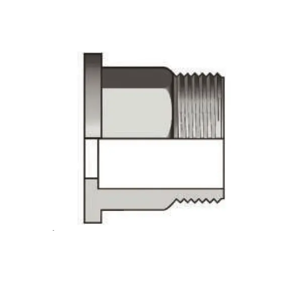 MANICOTTO DI RICAMBIO FILETTATO PVC-U GAS M PER VALVOLA A SFERA E A SEDE INCLINATA ø2" 0403519 1