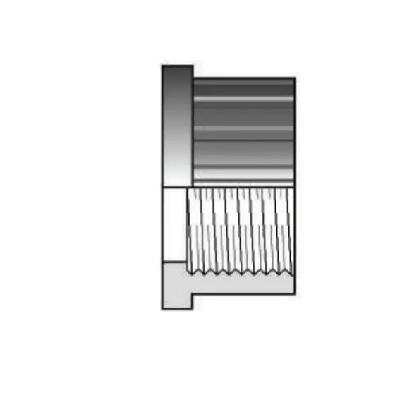 MANICOTTO DI RICAMBIO FILETTATO PVC-U JIS PER VALVOLA A SFERA E A SEDE INCLINATA ø3" 0403548 1