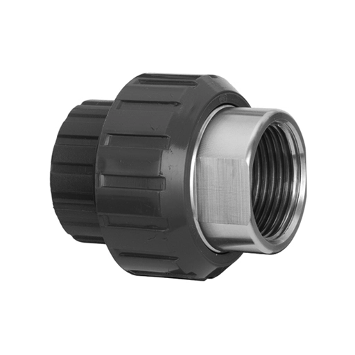 BOCCHETTONE DI PASSAGGIO PVC-U/AISI316 ø063x2'' GAS F/F 0403798 1