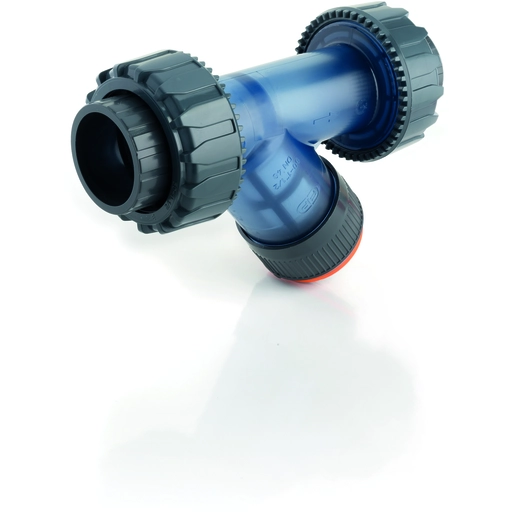 FILTRO "Y" FILETTATO PVC-U GRIGIO DN040 ø1"1/2 GAS F TENUTE EPDM 0404438 1