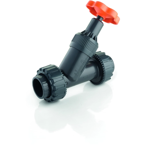 VALVOLA DI REGOLAZIONE "Y" INCOLLO PVC-U ø020 mm TENUTE EPDM 0405060 1