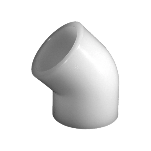 GOMITO 45° SALDATURA DI TASCA PVDF ø075 mm 0405599 1