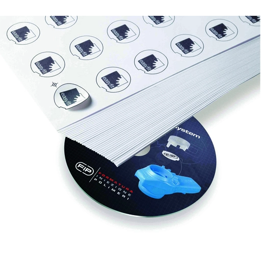 SET DI PERSONALIZZAZIONE E STAMPA ETICHETTE PER VALVOLA ø032 mm CON 10 FOGLI E 500 ETICHETTE 0406150 1