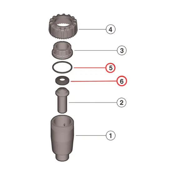 SET GUARNIZIONI EPDM PER VALVOLA VZ/VA ø040 mm 0406209 1