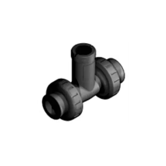 TEE 90° FILETTATO PVC-U ø1"1/2 GAS F TENUTE EPDM PER SENSORE L0 0406537 1
