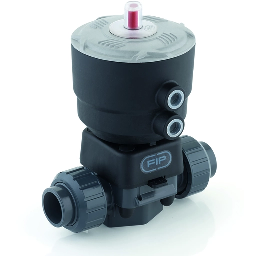 VALVOLA A MEMBRANA INCOLLO PVC-U ø063 mm MEMBRANA EPDM CON ATTUATORE PNEUMATICO S.E. E FUNZIONE N.O. 0406834 1