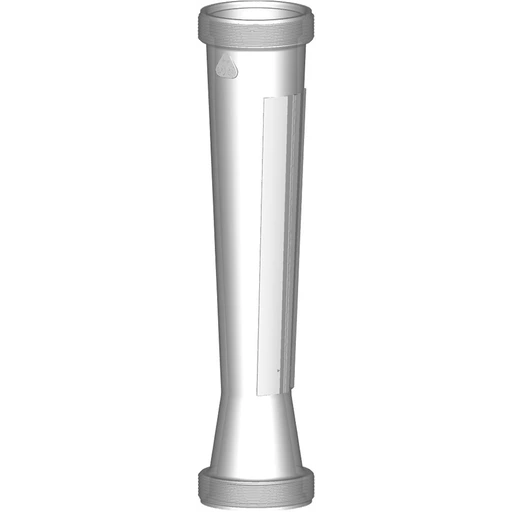 CORPO PER FLUSSIMETRO POLISULFONE TIPO 335 ø050 mm RANGE 600-6000 l/h SENZA SCALA 0500486 1