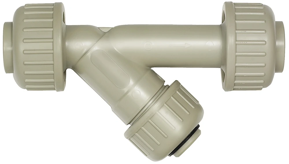 FILTRO "Y" PP-H ø040 mm TENUTE FPM SALDATURA DI TASCA TENUTE FPM 0501618 1