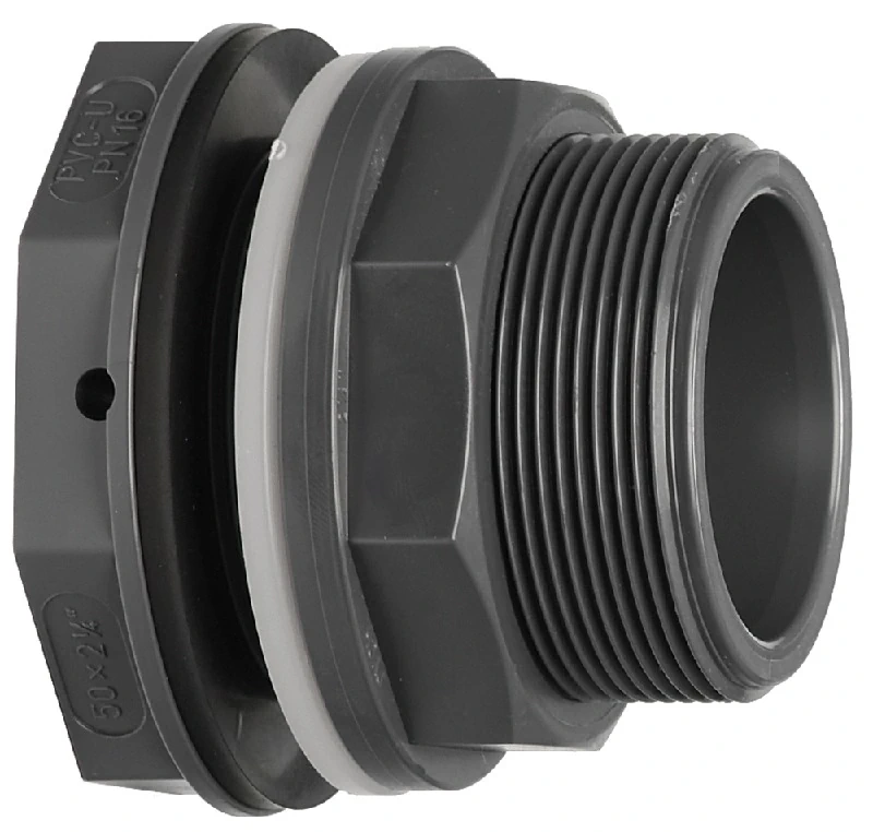 ATTACCO SERBATOIO DI PASSAGGIO PVC-U ø032x1"1/2 GAS F/M 0503001 1