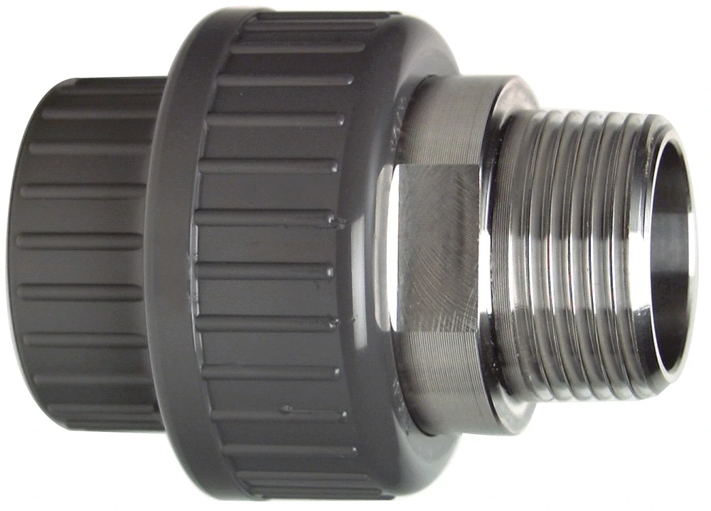 BOCCHETTONE DI PASSAGGIO PVC-U/AISI316 ø016x3/8" GAS F/M 0503023 1