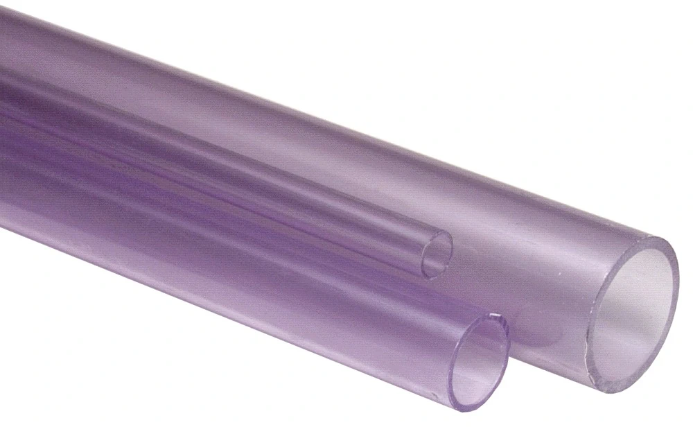 TUBO PVC-U TRASPARENTE ø160 mm SP.3,2 mm L.5 MT ESTREMITA' LISCE 0503748 1