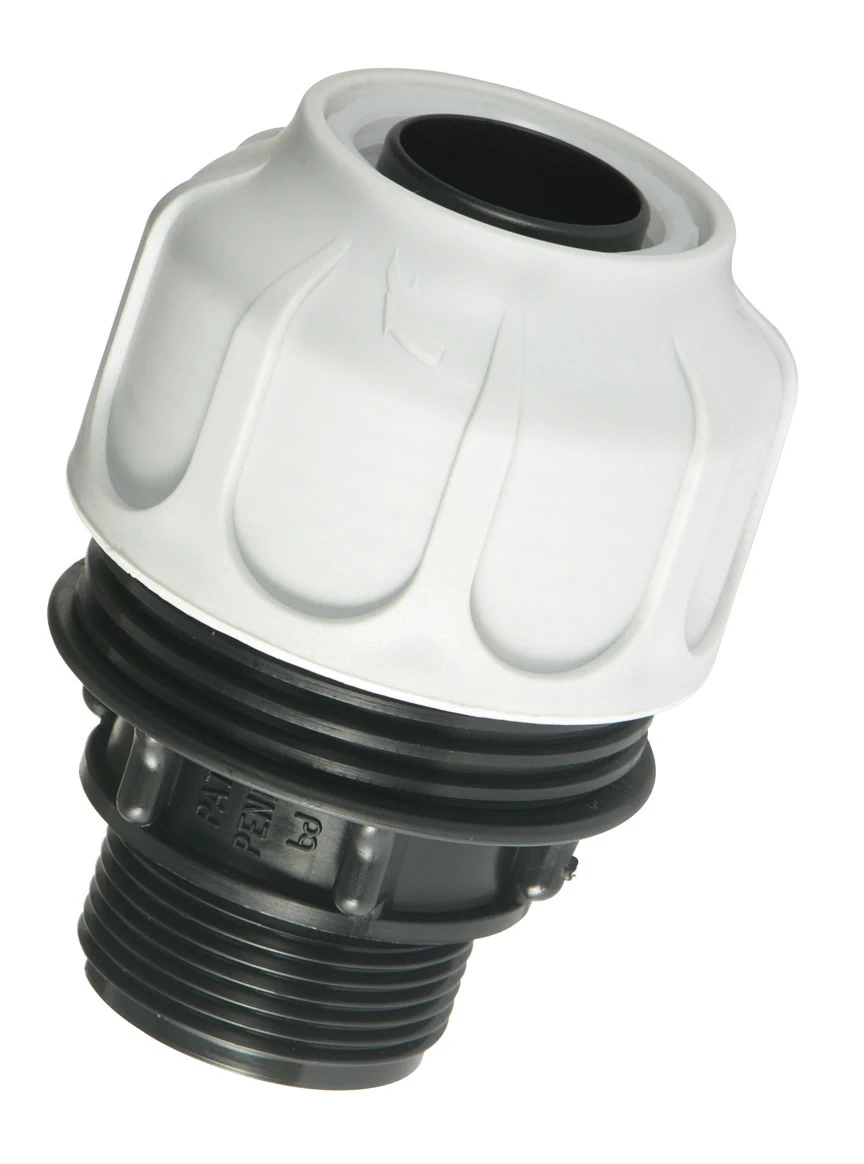 RACCORDO A COMPRESSIONE DIRITTO PP ø050x1"1/2 GAS M 0600023 1