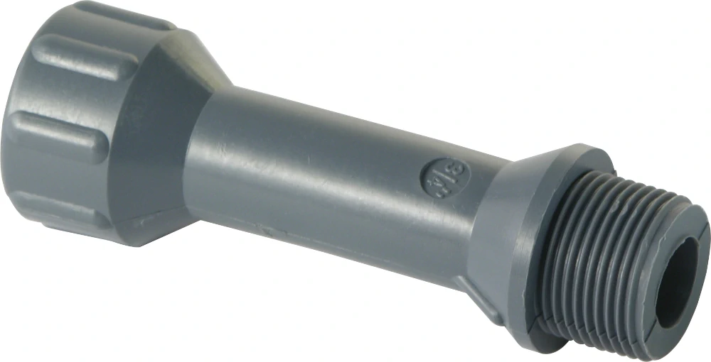 PROLUNGA FILETTATA PP GRIGIO PER RUBINETTO DN020 ø3/4" - 0800160060505 0600575 1