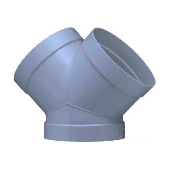 BIFORCAZIONE 45° PP-H ø280 mm VENTILAZIONE 0800080 1