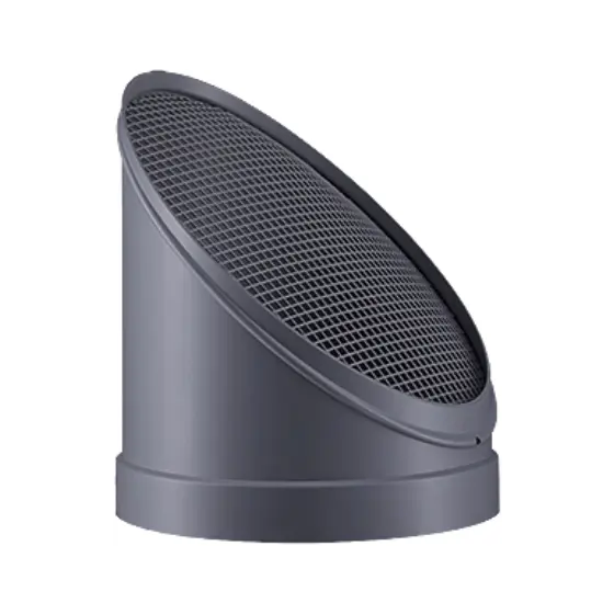 TERMINALE 45° CON GRIGLIA PP-H ø250 mm VENTILAZIONE 0800571 1