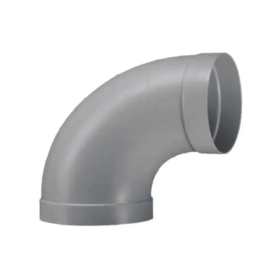 CURVA 90° PVC-U ø500 mm VENTILAZIONE 0800907 1