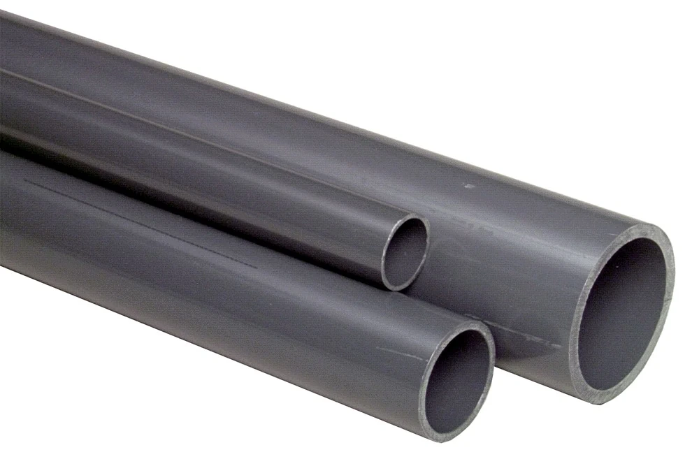TUBO PVC-U VENTILAZIONE ø180 mm SP.1,8 mm L.5 MT ESTREMITA' LISCE 0801316 1