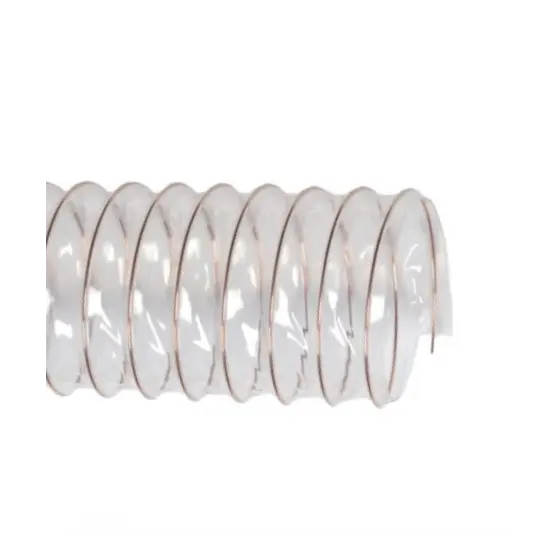 TUBO FLESSIBILE PU CON SPIRALE RAMATA ø170 mm L.10 MT - ASPIRAZIONE ABRASIONE 1000164 1