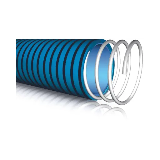 TUBO TRANSFORT SUPERELASTIC BLU/NERO ø050 mm L.50 MT 1000455 1